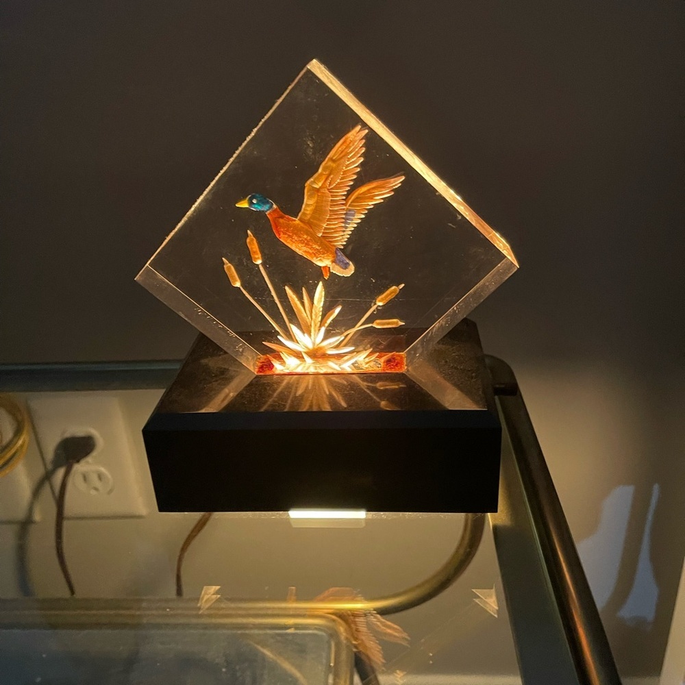 Vintage MCM lucite night Light! - Picture 2 of 4